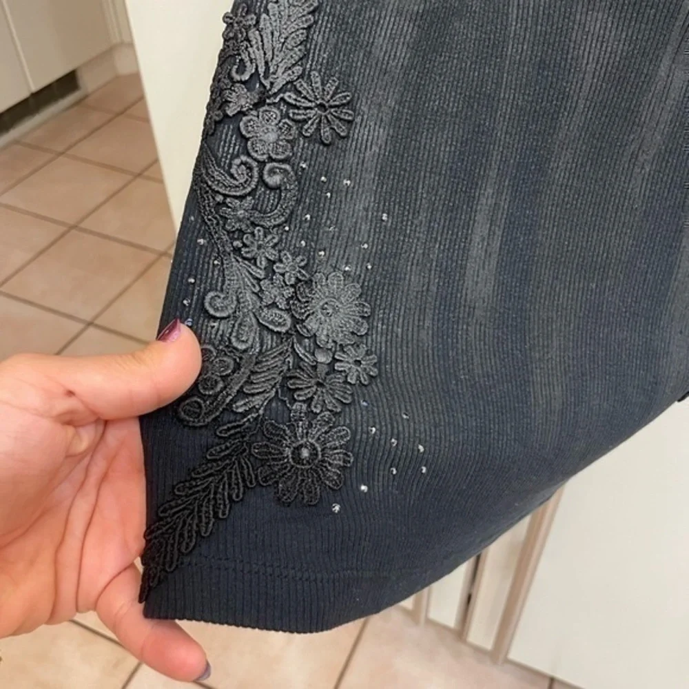 Max & Co. Tank with Rhinestone and Embroidery - Picture 7 of 10